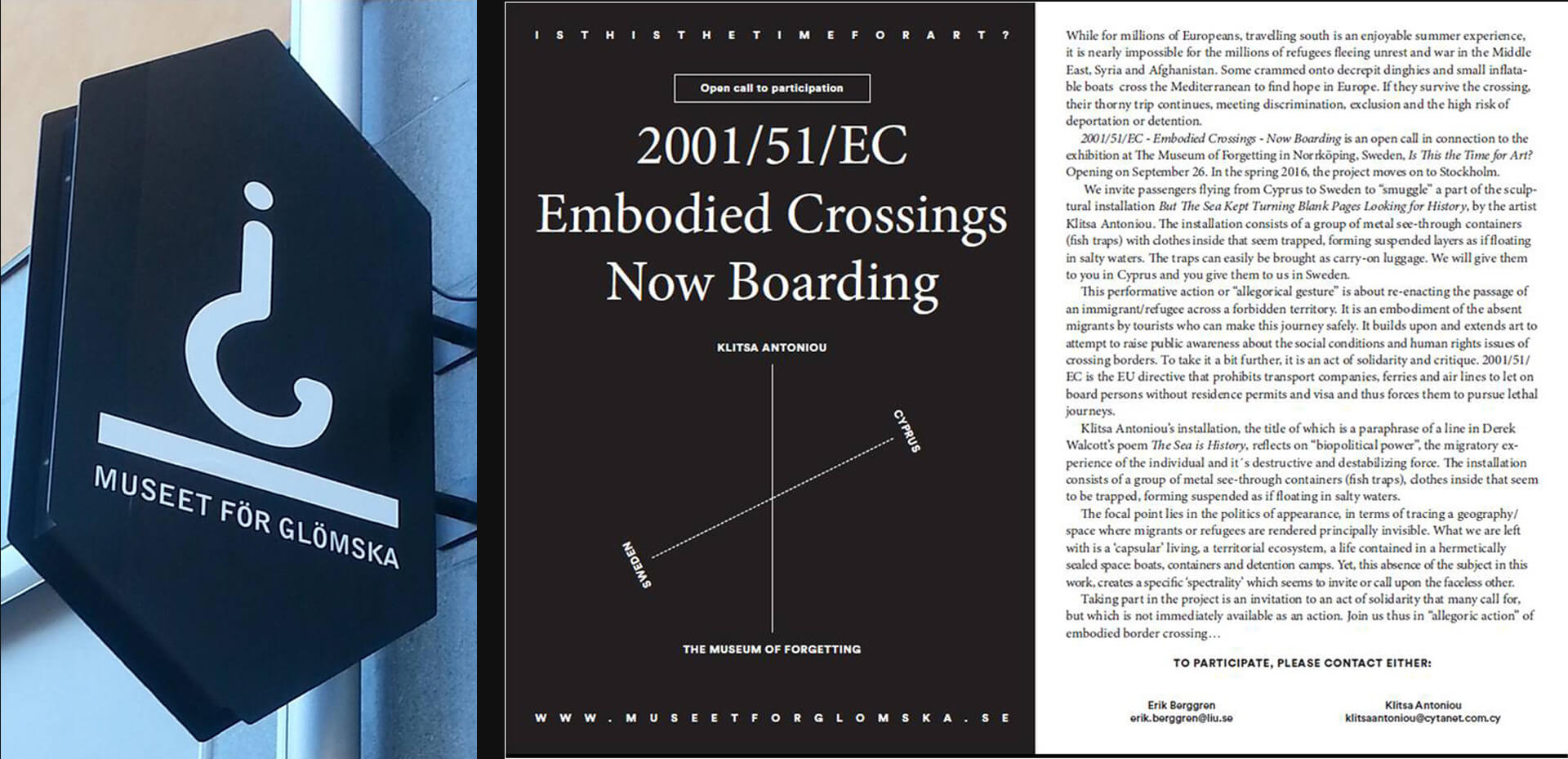 2001/51/EC - Embodied Crossings - Now Boarding