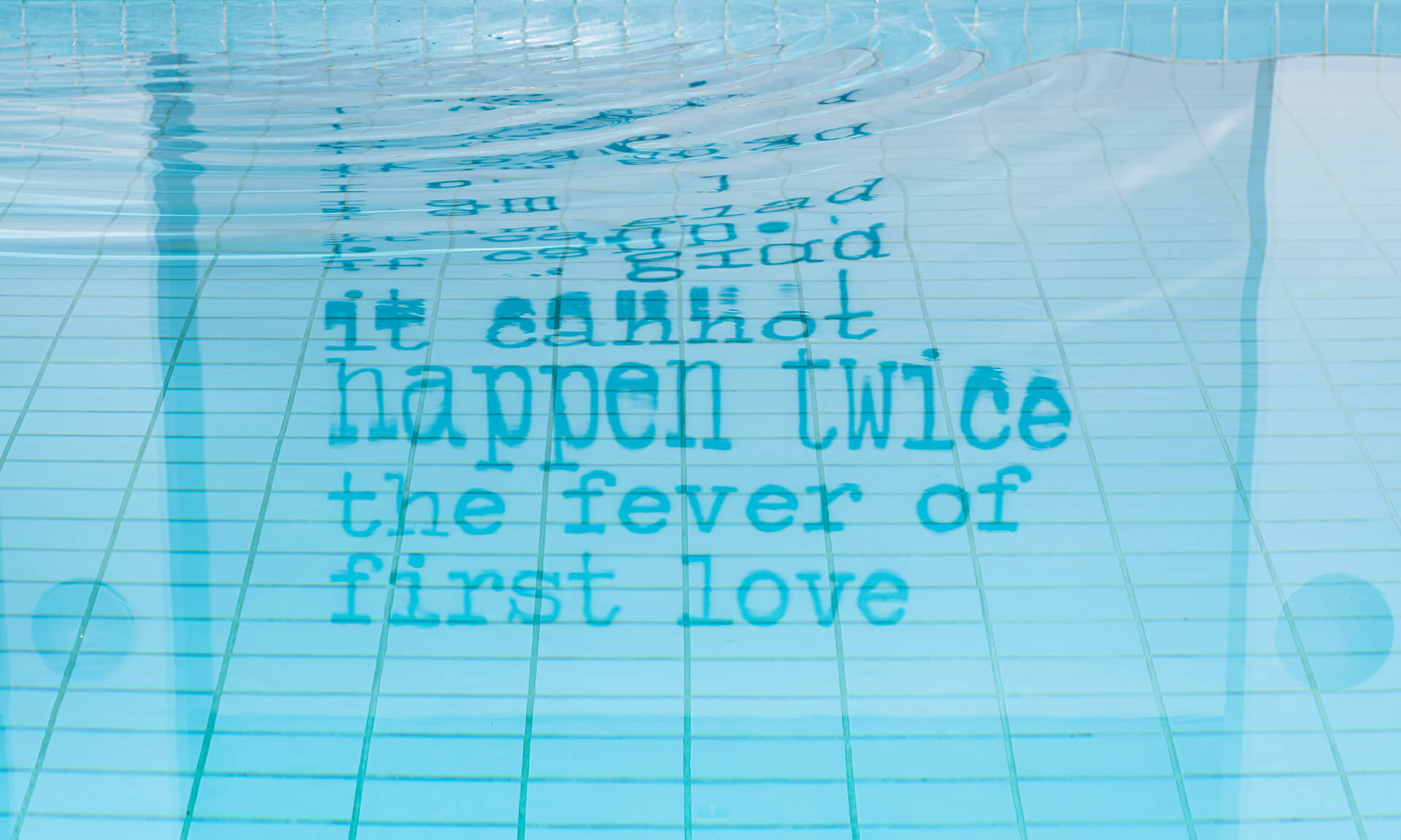 I am so glad it cannot happen twice the fever of first love